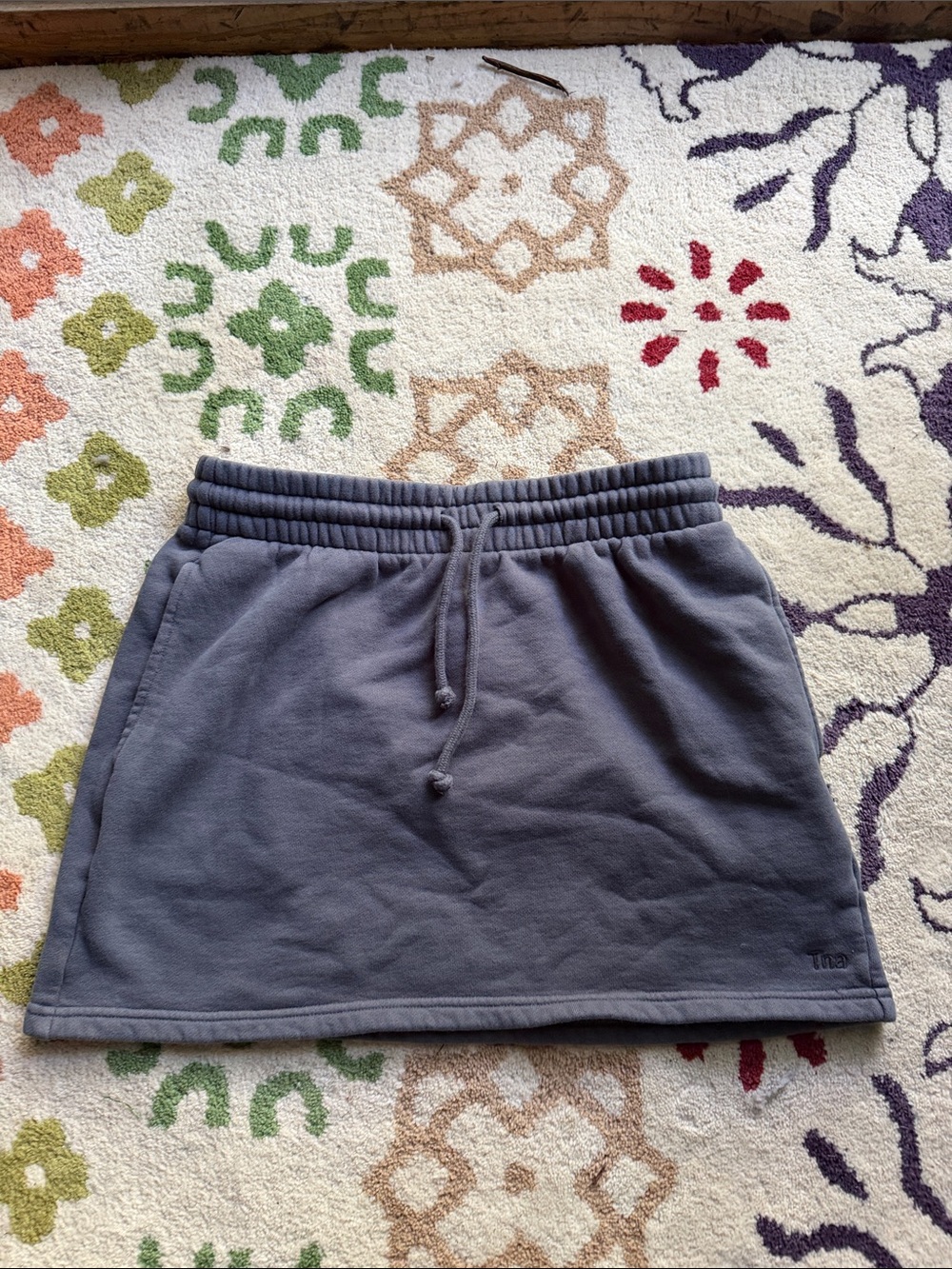 Aritzia Fleece Drawstring Skirt
